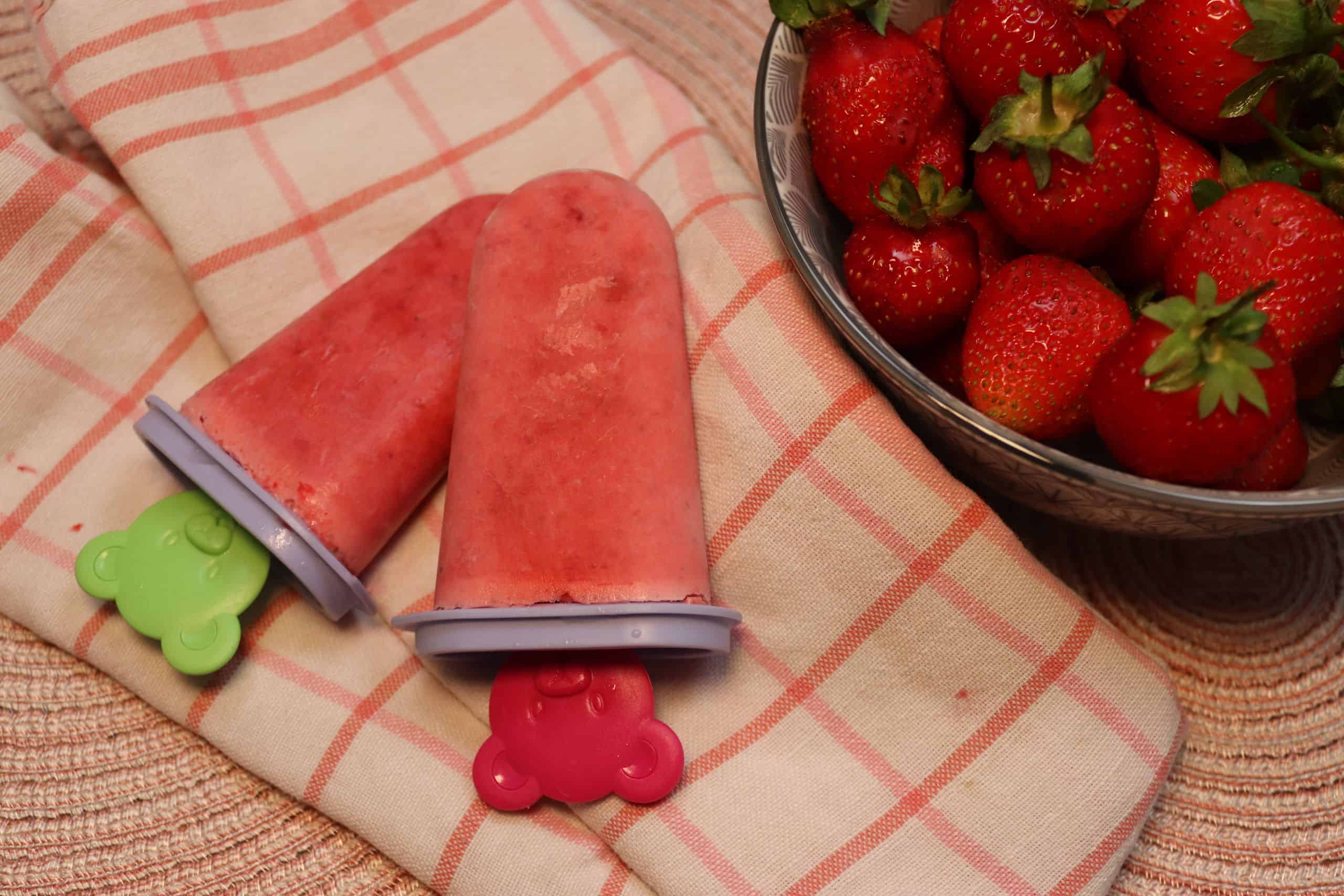 Erdbeer-Jogurt-Eis